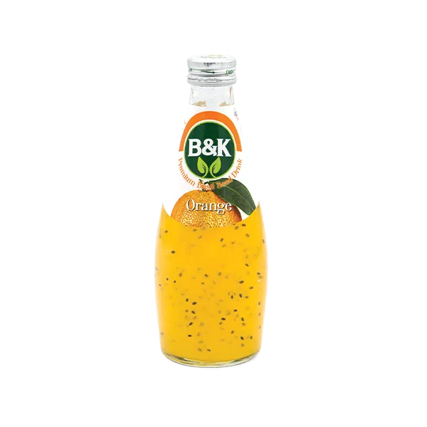 نوشیدنی پرتقال بذر ریحان B&K