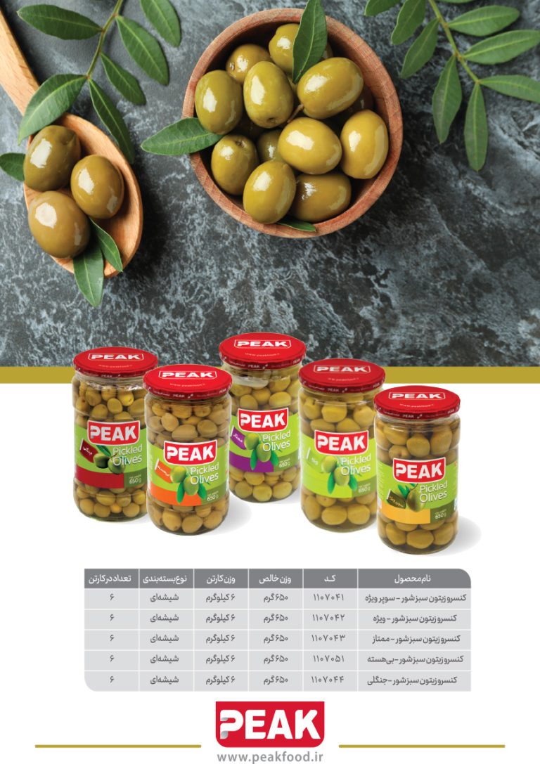 کاتالوگ محصولات پیک